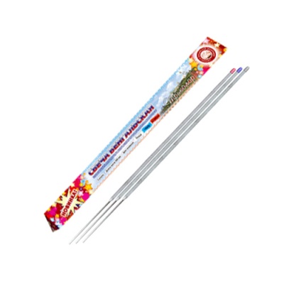 Триколор 300 мм. Бенгальские огни цветные купить в Менделеевске | mendeleevsk.salutsklad.ru