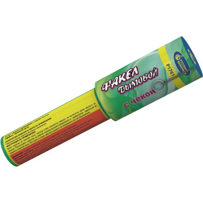 Дымовой (с чекой) зеленый Фальшфейер купить в Менделеевске | mendeleevsk.salutsklad.ru