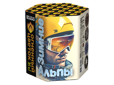 Зимние Альпы Батарея салютов купить в Менделеевске | mendeleevsk.salutsklad.ru